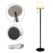 Lampe à pied d'ambiance multicolore LED rechargeable