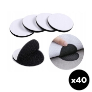 Pastilles velcro adhésives x40