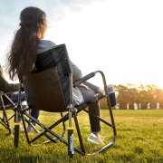 Fauteuil à bascule Rocker noir