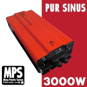 Chargeur convertisseur 500W Pur Sinus 12V/230V avec MPS EZA