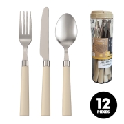 Ménagère 12 pièces REDCLIFFS 3 couleurs