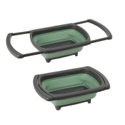 Bassine pliable extensible avec bonde