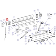 Embout de store gauche avec mécanisme pour store THULE 5200