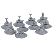 Pochette de 10 ventouses grises 50mm