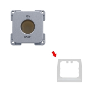 Prise 12V allume-cigare C-Line argentée