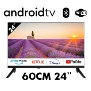 Smart TV LED HD 61cm 24 pouces 12V EQUINOXE