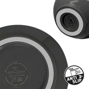 Lot de 2 tasses Espresso Mélamine Venetian noir 10 cl anti-dérapantes BRUNNER