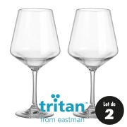 Lot de 2 verres à vin incassables BRUNNER Riserva 45 cl