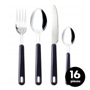 Ménagère 16 pièces BRUNNER Savor bleu nuit