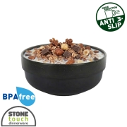 Bol mélamine 15cm Odette Double Black anti-dérapant BRUNNER