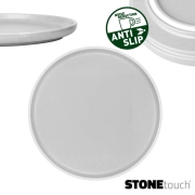 Assiette ronde Mélamine 25cm DOLOMIT Blanc