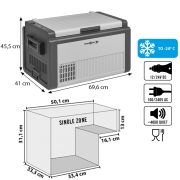 Glacière à compression Polarys Criomaster 40L BRUNNER