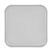 Assiette carrée Mélamine 25cm DOLOMIT Blanc
