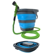 Seau pliable avec pompe et pistolet intégrées 15 L TRIGANO