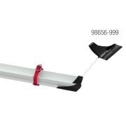 Embout de rail porte-vélos FIAMMA Quick Pro noir