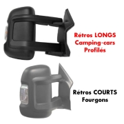 Coques rétros camping-car CARBEST Blanches Ducato de 2007 à 2024