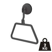 Porte-serviette gris à ventouse pour camping-car caravane