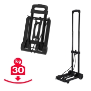 Chariot à main à roulettes pliable charge max 30kg