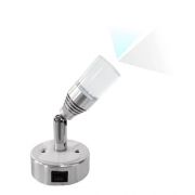 Spot LED 1.8W USB Bras Flexible orientable avec interrupteur - Équipement  caravaning