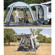 SOPLAIR Abri Extérieur Eldorado 200 x 150 cm Fenêtres avec Moustiquaires  Camping