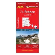 Carte de France Michelin Quart Sud Est 2025