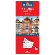 Carte de France Michelin Quart Nord Est 2026