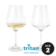 Lot de 2 verres  vin Tritan 45 cl